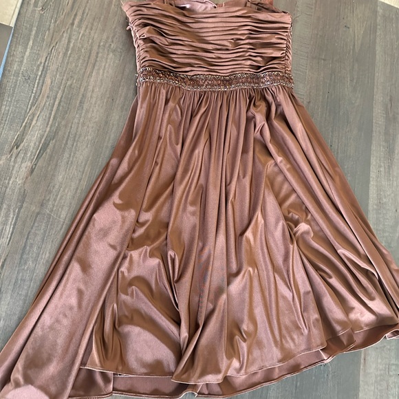 Cache Brown Dress - size 2 - Picture 10 of 11